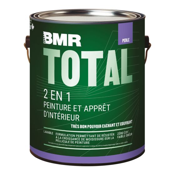 Peinture et apprêt d’intérieur 2 en 1, fini perle, 3,78 L, base 3