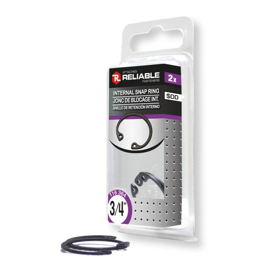 Bagues de retenue internes, 3/4",  2/pqt