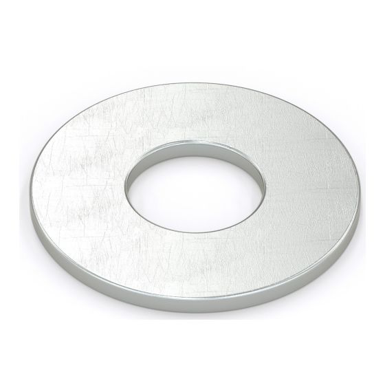 Rondelles plates USS, 1 3/8", acier zingué, 25/pqt
