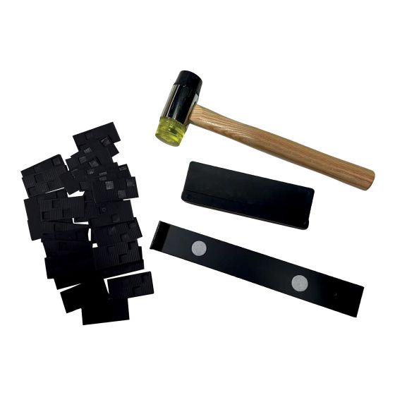 Trousse d'installation pour plancher laminé, 4 pièces
