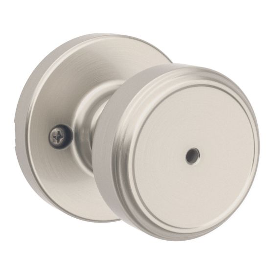 Maven Privacy Door Knob - Satin Nickel Finish