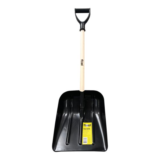 Snow Shovel - 11" PP Blade - 35" Wood Handle