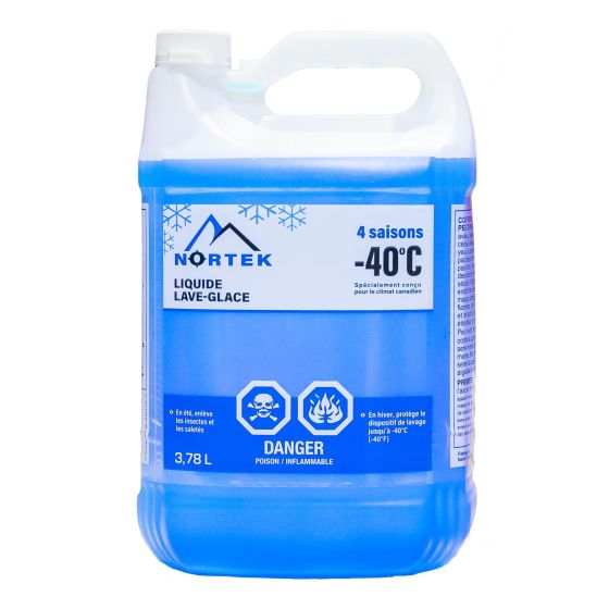 Lave-glace Nortex, toutes saisons, -40°C, 3,78 L