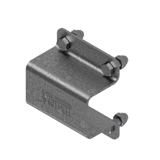 Chape en U pour poutre, 60 x 60 mm, 2 flancs