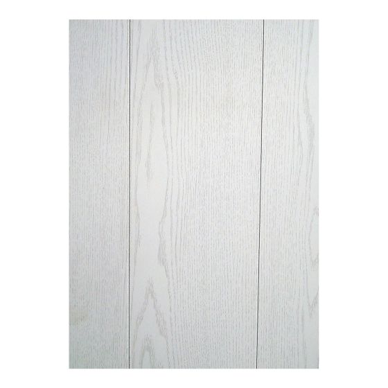 Pré-finis sur MDF, 4' x 8', blanc frêne