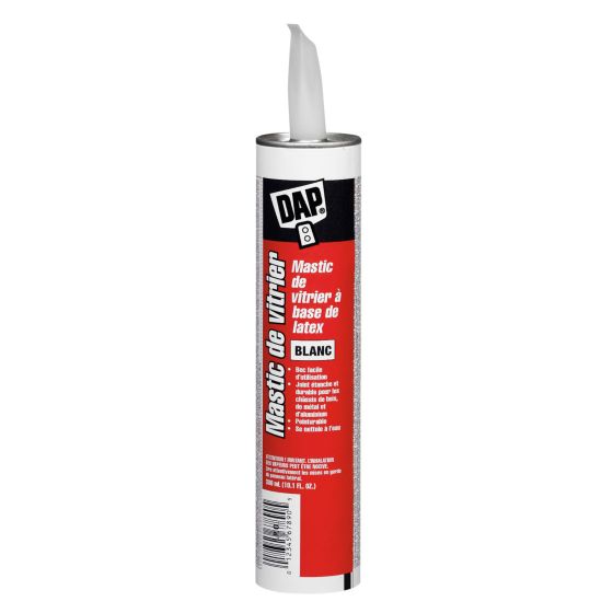 Mastic en latex pour vitre