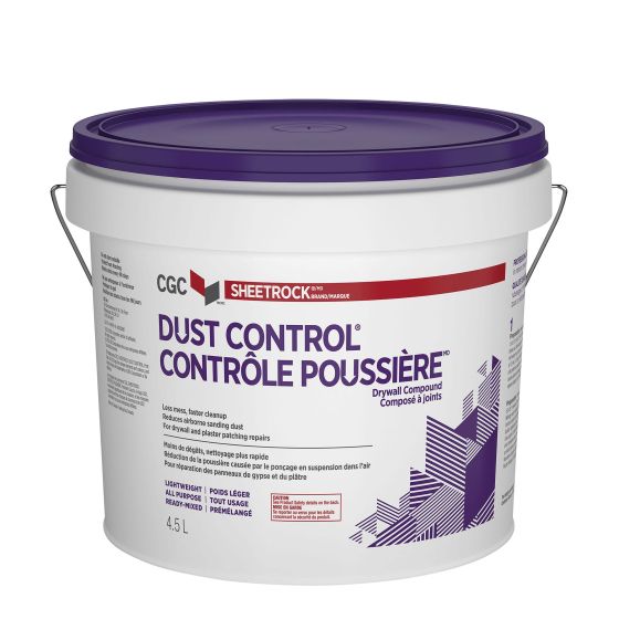 Composé à joints CGC Sheetrock Contrôle Poussière, 4,5 l