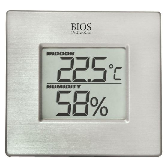 Indoor thermometer and hygrometer