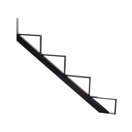 Stair Stringer - 4 Steps - 37 1/2" - Black