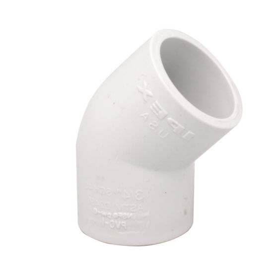 45° Elbow - 3/4" - White