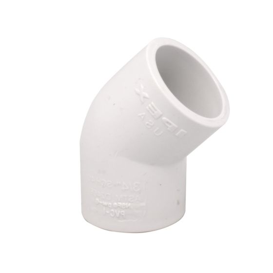 45° Elbow - 1" - White