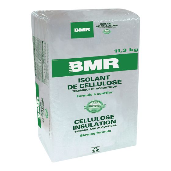 Isolant de cellulose à souffler, thermique et acoustique, 11,3 kg