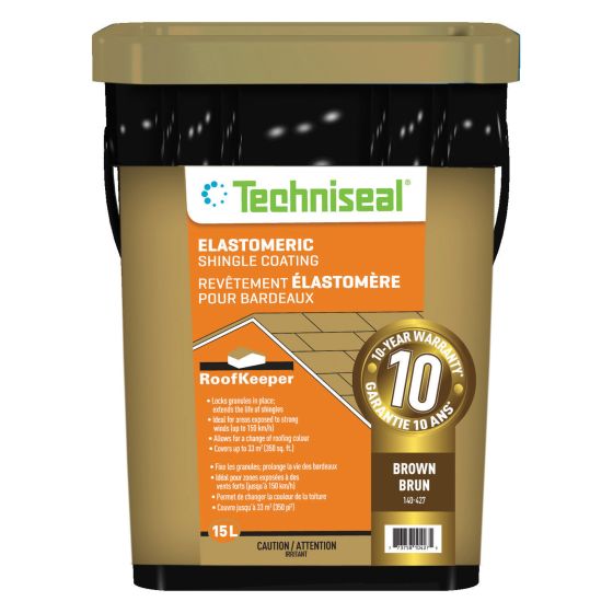 Elastomeric shingle coating