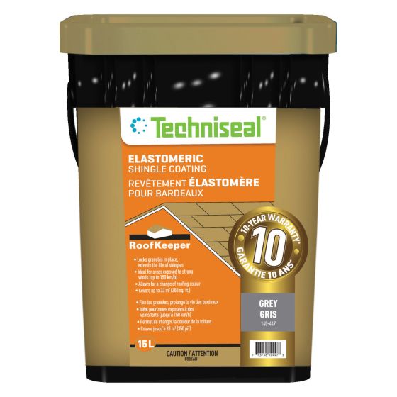 Elastomeric shingle coating
