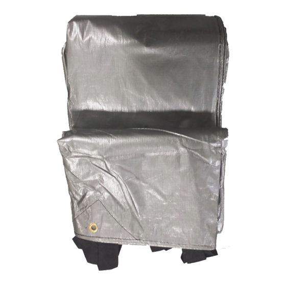 Hay Tarp - Silver/Black - 28' x 48'