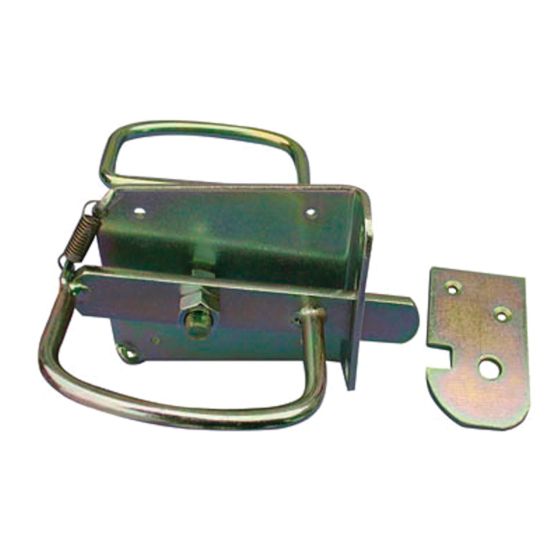 Barn door latch