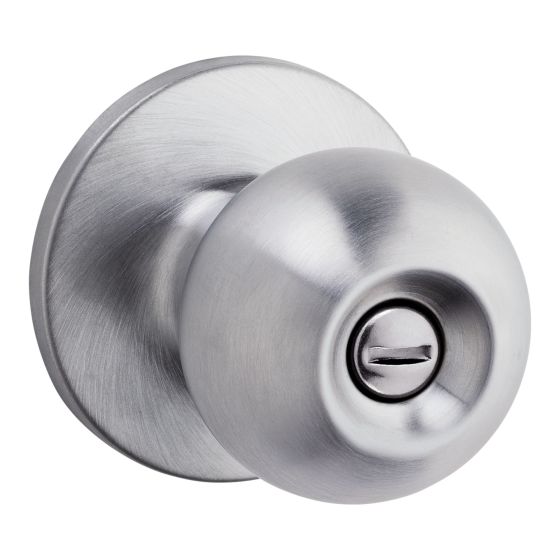 Poignée ronde, Régina, intérieur, privé, chrome satiné