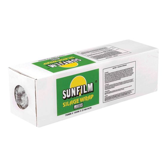 Sunfilm Silage Stretch Wrap – White – 20" x 1800 m – UV Resistant