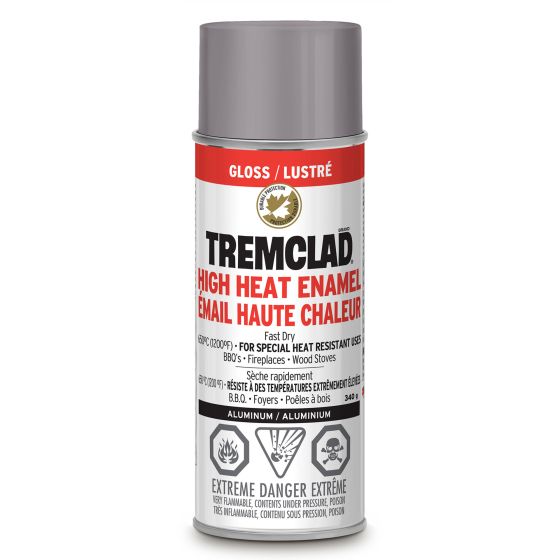 Peinture émail haute chaleur en aérosol, 340 g