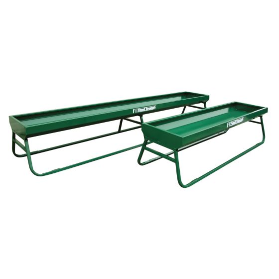Livestock Feeding Troughs - Green - 24" x 96"