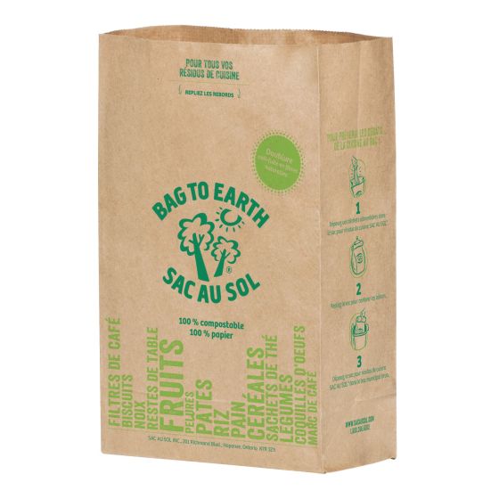 Paper bag for food waste