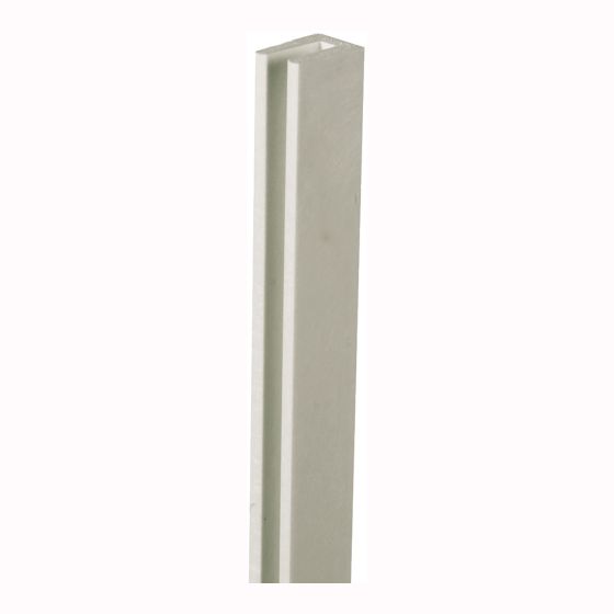 PVC Finishing Trim Moulding - Grey - 1 1/4" x 3/4" x 98"