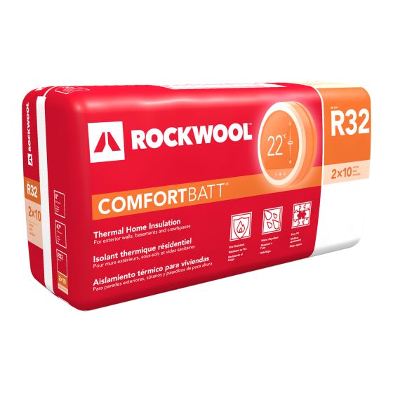 Isolant en laine de roche, R-32, 8" x 15,25" x 47"