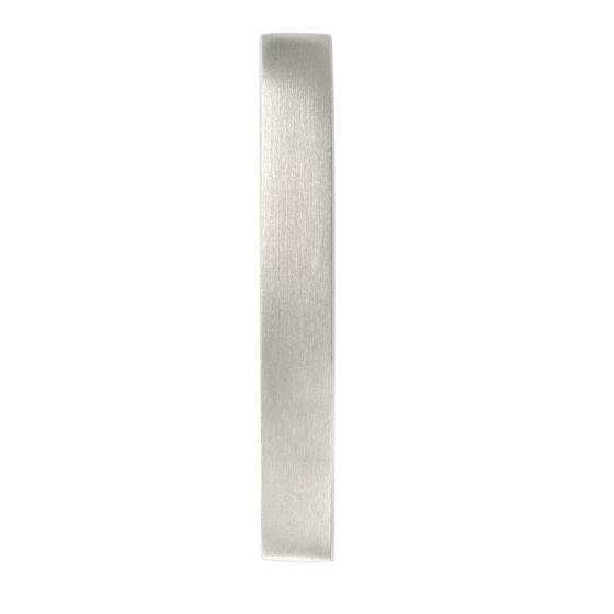 Chiffre moderne #1, nickel satiné, 4"