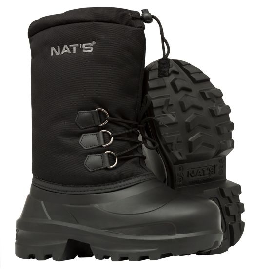 12" Snowmobile Boots - Muk-Luk Style - Black - Size 11
