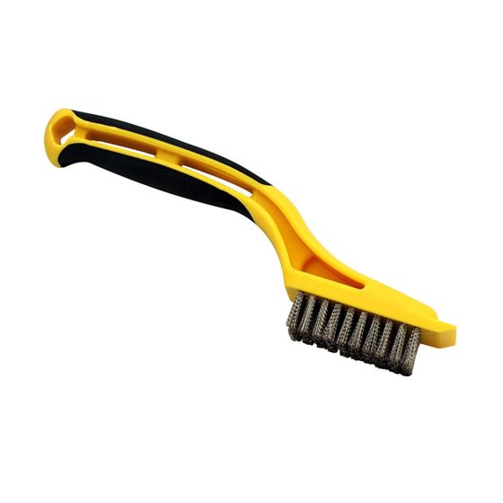 Mini Wire Brush 1 1/8" x 2 1/4" - Stainless Steel
