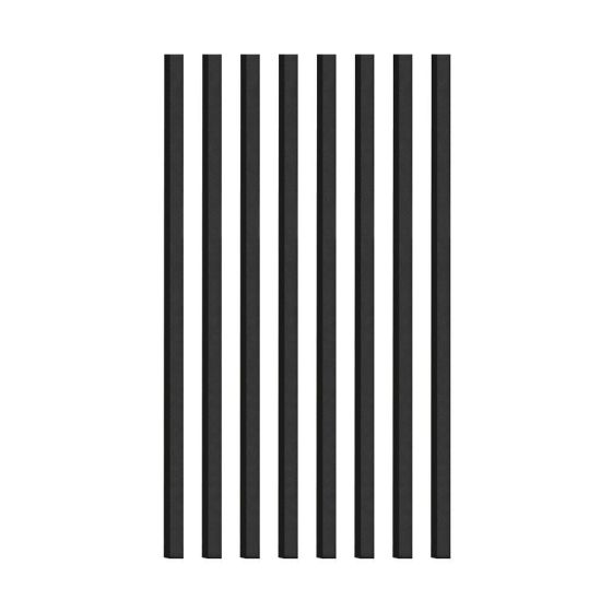 Balustres carrés Estate, noir, 3/4" x 26", 10/pqt