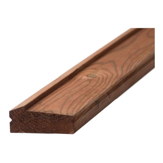 Brown Treated Wood Deck Rail
