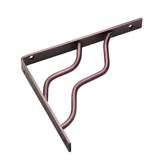Decorative Shelf Bracket - Oil bronze - 20 mm x 8"