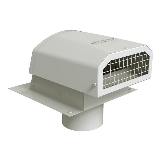 Clapet court d'évacuation mural VMAX-AF, 4", blanc