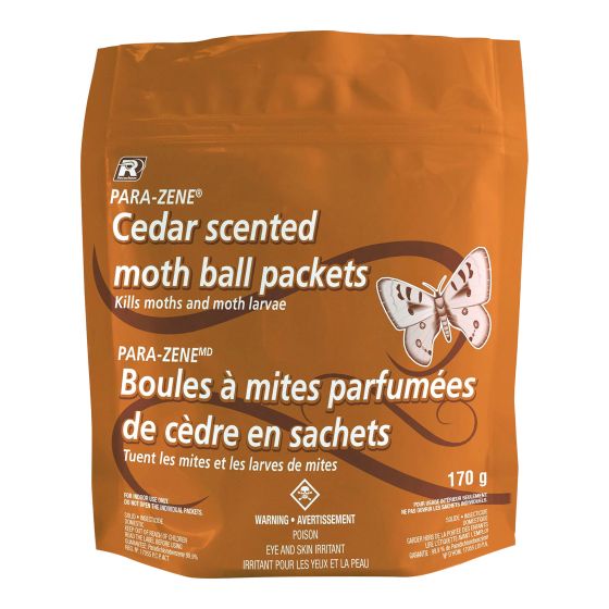 Cedar scented moth ball packets