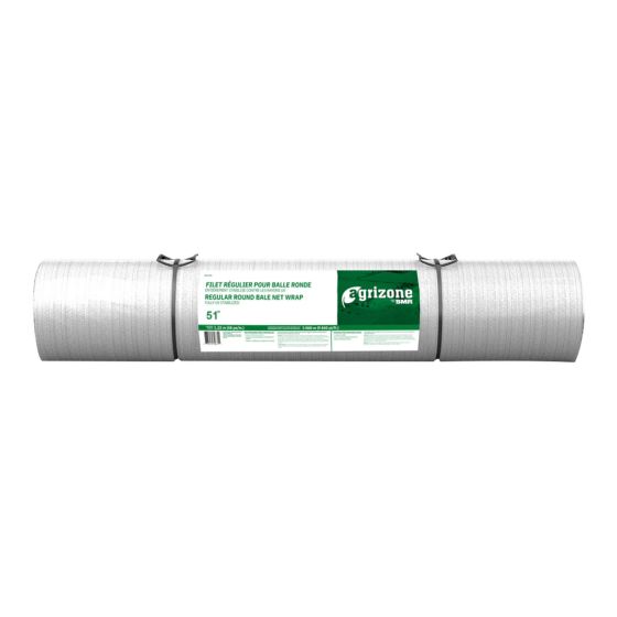 Net Wrap For Round Bale - White - 51" x 9 840'