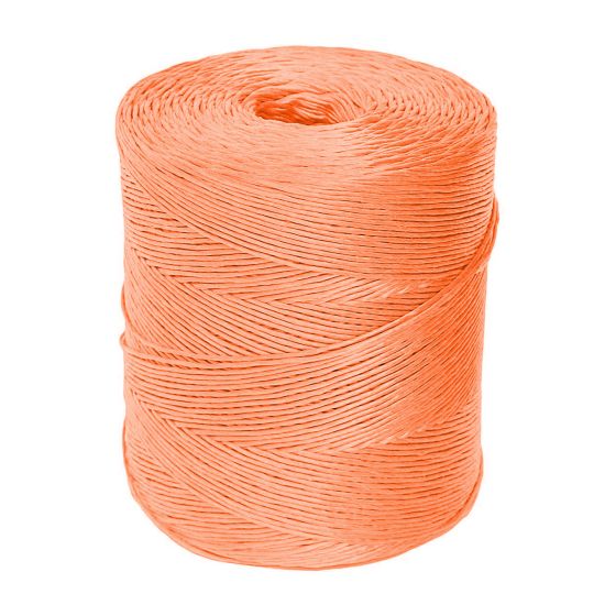 Synthetic twine for small square bale - 12 000'-30 lb - Orange - 2/Pkg