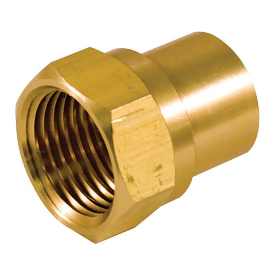 Adaptateur femelle sans plomb, 3/4"