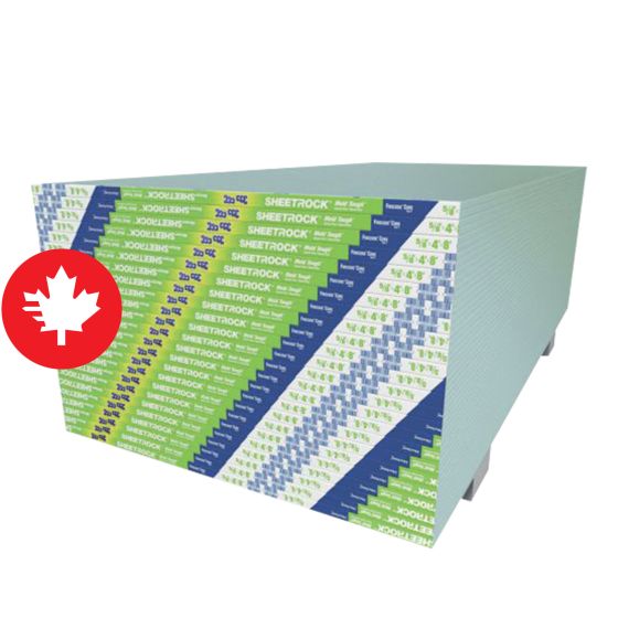 Drywall Panel - Ultralight - Mold-Resistant - 1/2" x 4' x 12'