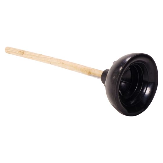 Débouchoir à ventouse, manche 18", 5 7/8"