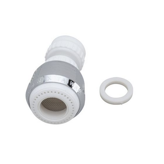 Aérateur universel pivotant, blanc