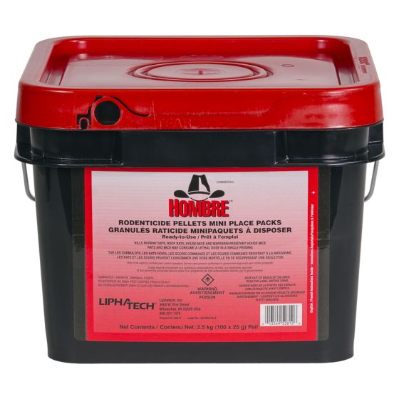 Raticide en granules, mini-paquets de 25 g, 100/pqt