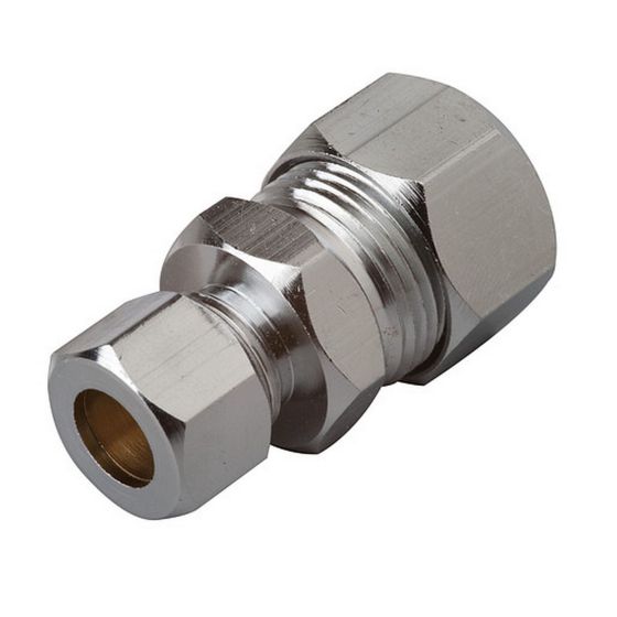 Compression straight union
