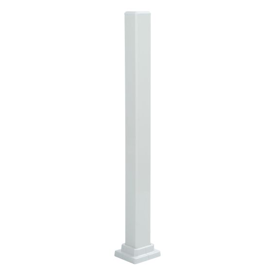 Railing Mount Post - White - 3" x 37 1/2" x 3"
