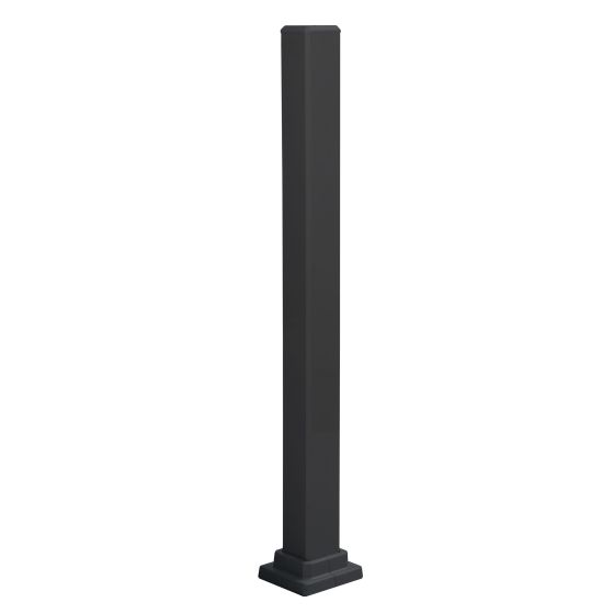 Railing Mount Post - Black - 3" x 37 1/2" x 3"
