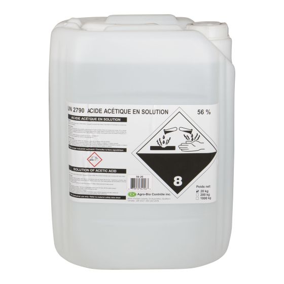 Acide acétique, 200 kg, 56 %