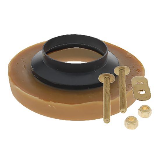 Joint de cire et collet de toilette