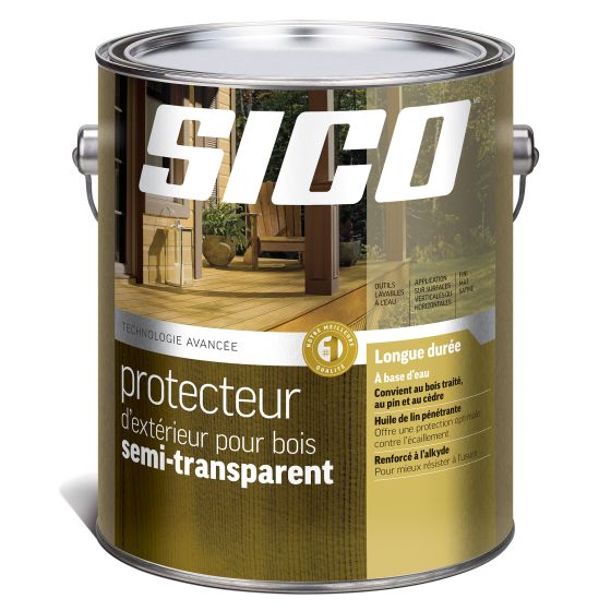 Protecteur semi-transparent, naturel, 600 pi², 3,78 l