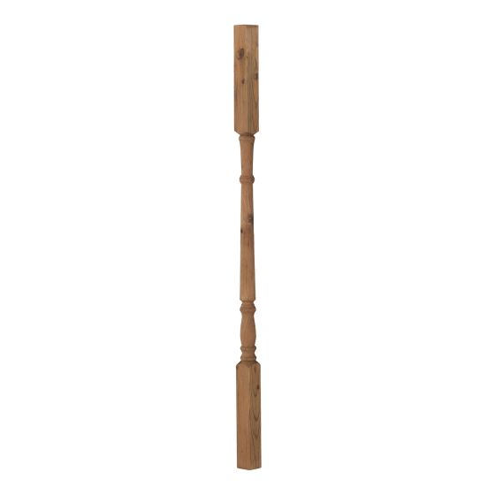 Brown Treated Wood Porch Post