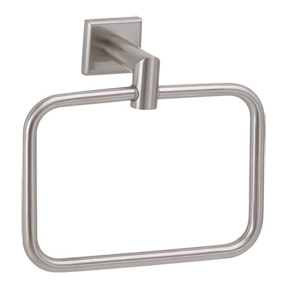 Anneau à serviette Naples, nickel